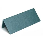 Paper Line Metallic Placeringskort, 250 g, 7 x 10 cm, 10 st Mörk grön