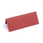 Paper Line Metallic Placeringskort, 250 g, 7 x 10 cm, 10 st Röd