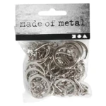 Nyckelringar med kedja, 25 st