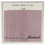 Go Handmade Vävt Label, Handmade, 60 x 32 mm, 10 st Nude