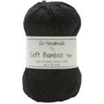 Go Handmade Soft Bamboo Fine 17424 Svart