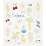 Stickers, Blandad, ark 15 x 16,5 cm, 1 ark