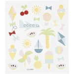 Stickers, Blandad, ark 15 x 16,5 cm, 1 ark