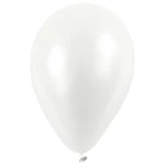 Ballonger, 23 cm, 10 st Vit