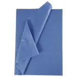 Silkespapper, 50 x 70 cm, 14 g, 25 ark blå