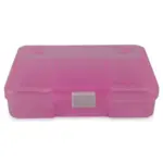 Plastlåda med lock Pink 14,5 x 10 cm, 5 fack
