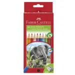 Faber-Castell Crayons Jumbo 10 st + tips Elephant