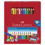 Faber-Castell Jumbo Grip kombinationsbox 12 färgpennor + 10 tuschpennor