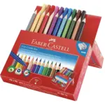 Faber-Castell Jumbo Grip kombinationsbox 12 färgpennor + 10 tuschpennor