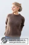 216-12 Autumn Pathways Sweater by DROPS Design