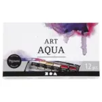 Art Aqua akvarellfärger, 12 Färger