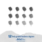 STAEDTLER Mars Lumograph Blyertsar, 12 st. – Degree