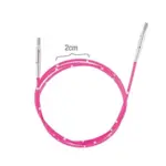 KnitPro SmartStix Wire, Flera färger (40 - 150 cm) 76 cm för att göra 100 cm  Rubinröd