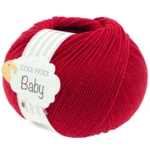 Lana Grossa Cool Wool Baby 343 Körsbärsröd