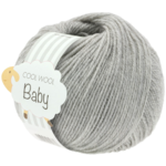 Lana Grossa Cool Wool Baby 206 Ljusgråmelerad