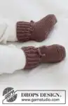 42-13 Chocolate Toes by DROPS Design