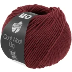 Lana Grossa Cool Wool Big 1700 Vinröd melerad