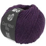 Cool Wool Big 1604 Mörklila melerad