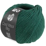Lana Grossa Cool Wool Big 1705 Mörkgrön melerad