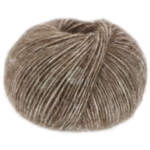 Lana Grossa Natural Alpaca Pelo 08 Mörkbrun melerad