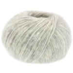 Lana Grossa Natural Alpaca Pelo 02 Råvit/ljust grå