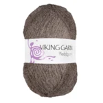 Viking Pleddgarn 707 Mörkbrun