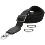Go Handmade Axelrem till Väska, 85-125 cm 22290 Svart/silver