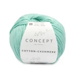 Katia Cotton Cashmere 87 Ljusgrön