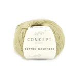 Katia Cotton Cashmere 92 Grönt te