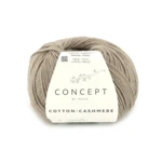 Katia Cotton Cashmere 91 Grå beige