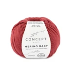 Katia Concept Merino Baby 094 Hallonröd