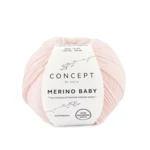 Katia Concept Merino Baby 007 Mycket ljus ros