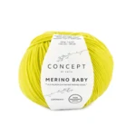 Katia Concept Merino Baby 154 Självlysande grön