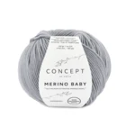 Katia Concept Merino Baby 070 Ljusgrå