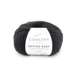 Katia Concept Merino Baby 162 Mörkgrå