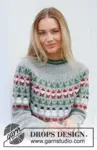 235-39 Christmas Time Sweater by DROPS Design