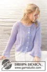 241-30 Trip to Provence Cardigan by DROPS Design