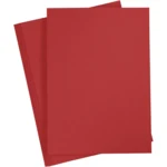Papper, 20 st, A4 - Röd