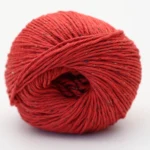 Erika Knight Gossypium Cotton Tweed 30 Äkta röd