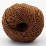 Erika Knight Gossypium Cotton Tweed 33 Valnötsbrun