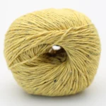 Erika Knight Gossypium Cotton Tweed 31 Citrontårta gul
