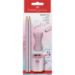 Faber-Castell, Sparkle blyertspenna set, asorterade färger Rose Metallic