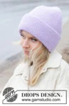 242-7 Edge of Twilight Hat by DROPS Design