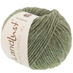 Lana Grossa Landlust Soft Tweed 90 34 Grönbeige melerad