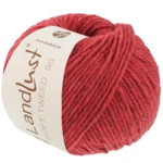 Lana Grossa Landlust Soft Tweed 90 32 Jordgubbsröd melerad