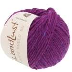 Lana Grossa Landlust Soft Tweed 90 33 Violett melerad