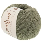 Lana Grossa Landlust Soft Tweed 180 135 Salviagrön melerad