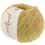 Lana Grossa Landlust Soft Tweed 180 134 Grönbeige melerad