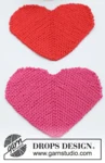 0-1622 Heart Coasters by DROPS Design
