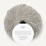 Sandnes Tweed Recycled 1085 Ljusgrå